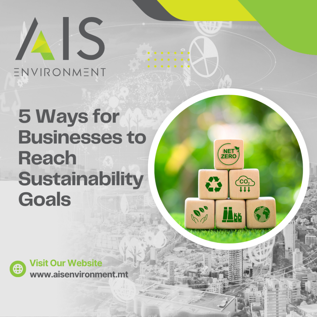 5 Ways for Businesses to Reach Sustainability Goals